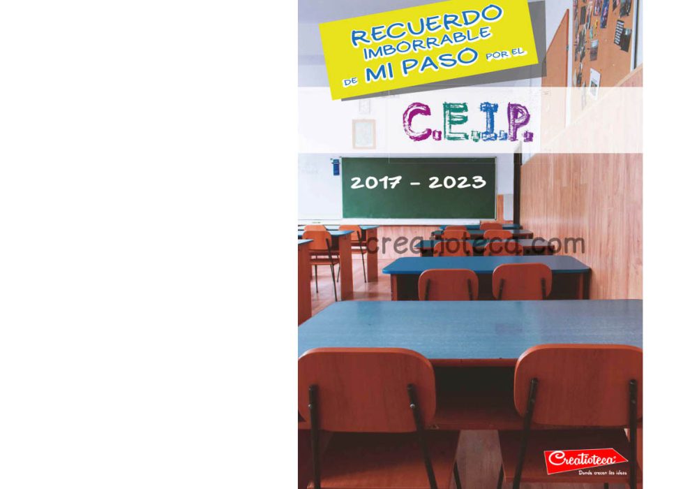Ejemplo de anuario de primaria Creatioteca