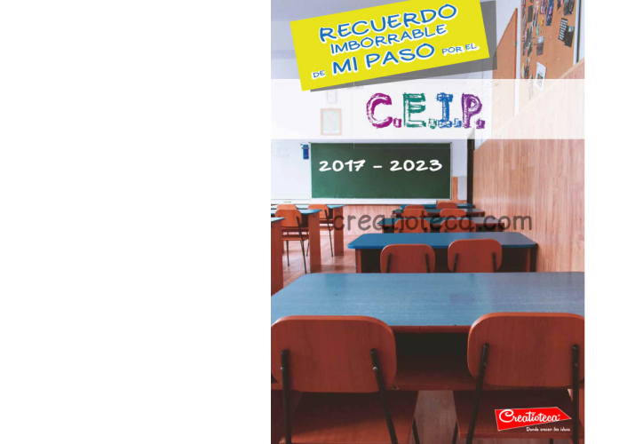 Ejemplo de anuario de primaria Creatioteca