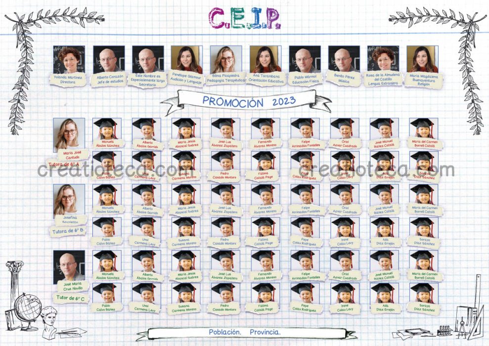 Ejemplo de anuario de primaria Creatioteca